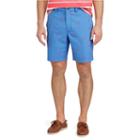 Men's Chaps Classic-fit Stretch Poplin Flat-front Shorts, Size: 38, Blue