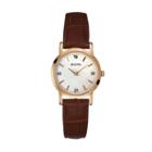 Bulova Women's Diamond Leather Watch - 97p105, Brown