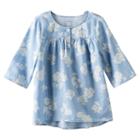 Girls 4-7 Sonoma Goods For Life&trade; Floral Tunic, Girl's, Size: 6, Med Blue