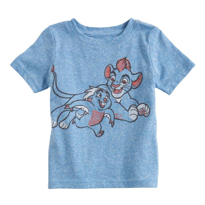 Disney's The Lion Guard Baby Boy Kion & Bunga Graphic Tee By Jumping Beans&reg;, Size: 6 Months, Blue (navy)