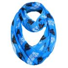 Forever Collectibles Carolina Panthers Logo Infinity Scarf, Women's, Ovrfl Oth