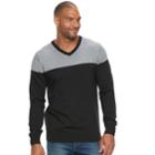 Big & Tall Sonoma Goods For Life&trade; Classic-fit Coolmax V-neck Sweater, Men's, Size: Xl Tall, Dark Brown