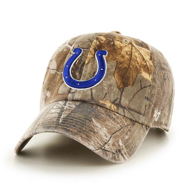 Adult '47 Brand Indianapolis Colts Realtree Clean Up Adjustable Cap, Multicolor