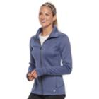 Women's Fila Sport&reg; Fleece Thumb Hole Jacket, Size: Medium, Med Purple