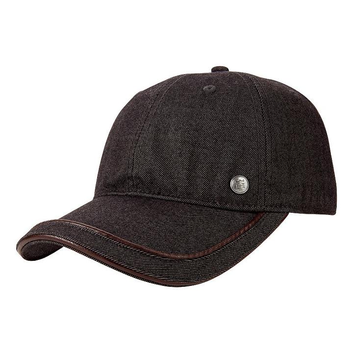 Men's Haggar Heathered Baseball Cap, Dark Brown
