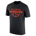 Men's Nike Oregon State Beavers Dri-fit Basketball Tee, Size: Large, Brt Orange