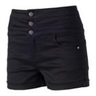 Juniors' Tinseltown Triple-stacked Shorts, Teens, Size: 7, Black