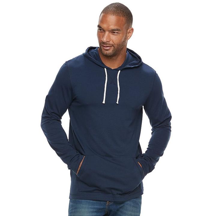 Big & Tall Sonoma Goods For Life&trade; Flexwear Slim-fit Stretch Hoodie, Men's, Size: Xxl Tall, Blue