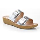 Henry Ferrera Comfort 52 Women's Wedge Sandals, Size: Medium (8), Silver