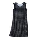 Girls 7-16 & Plus Size So&reg; Patterned Ruffle Shoulder Knit Dress, Girl's, Size: 20 1/2, Black