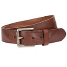 Men's Bill Adler Washed Strap Leather Belt, Size: 38, Brown