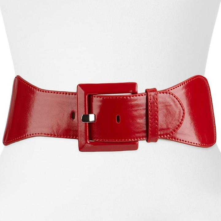 Apt. 9&reg; Wide Stretch Belt, Women's, Size: M-l, Red