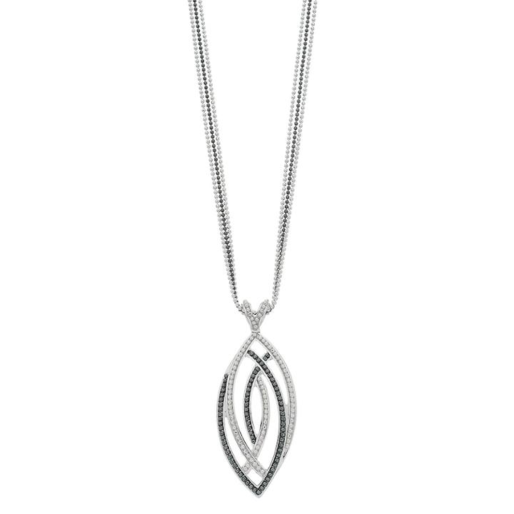 Dana Buchman Two Tone Marquise Pendant Necklace, Women's, Multicolor