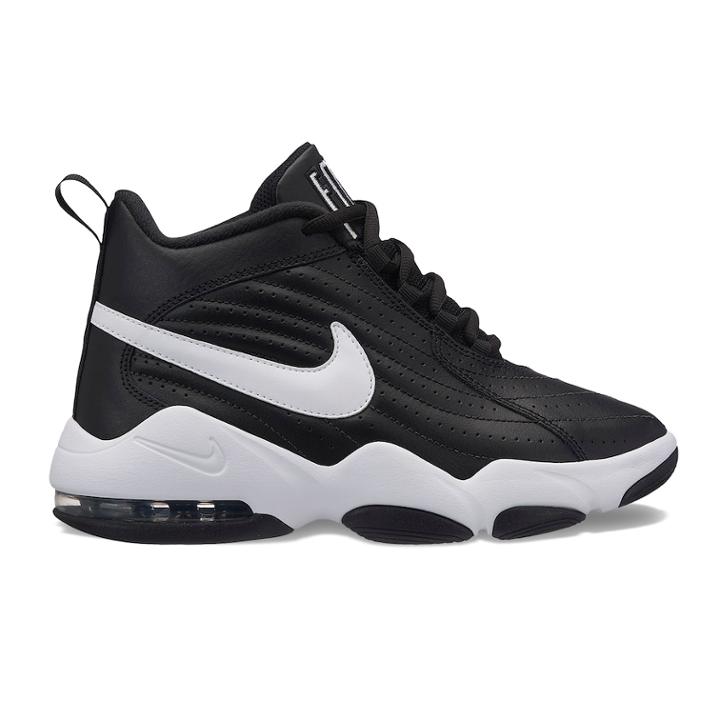 Nike Air Core Force Grade School Boys' Basketball Shoes, Size: 5, Black