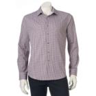 Men's Apt. 9&reg; Slim-fit Stretch Button-down Shirt, Size: Xxl Slim, Red