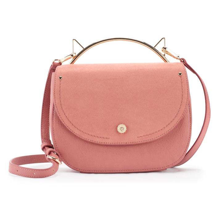 Lc Lauren Conrad Holly Cat Ears Crossbody Bag, Women's, Light Pink