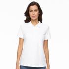 Croft & Barrow, Women's &reg; Classic Solid Polo, Size: Xl, White