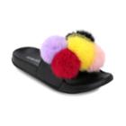 Olivia Miller Palatka Women's Slide Sandals, Size: Medium (7), Black