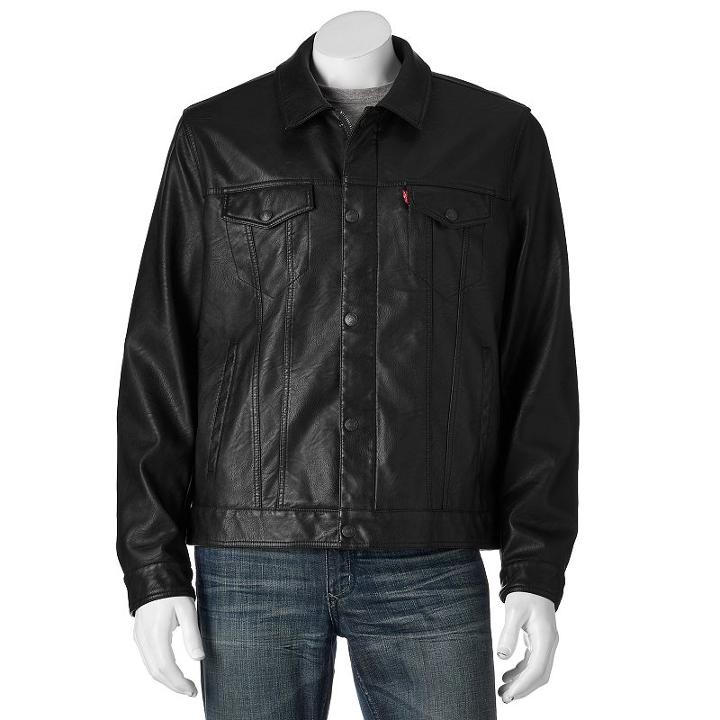 Men's Levi's&reg; Trucker Jacket, Size: Xl, Black