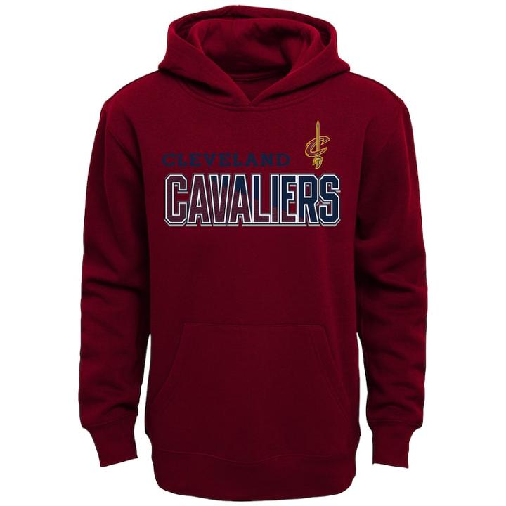 Boys 8-20 Cleveland Cavaliers Fleece Hoodie, Size: Xl 18-20, Dark Red