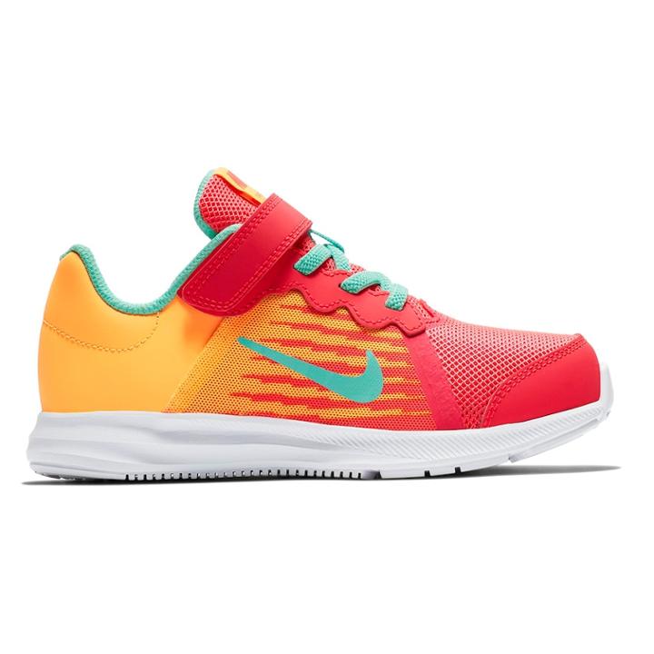 Nike Downshifter 8 Fade Preschool Girls' Sneakers, Size: 11.5, Red