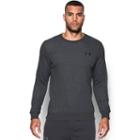 Men's Under Armour Fitted Fleece Crewneck Top, Size: Medium, Grey Other