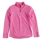 Girls 4-16 Cuddl Duds 1/4 Zip Fleece Top, Size: 4-5, Light Pink