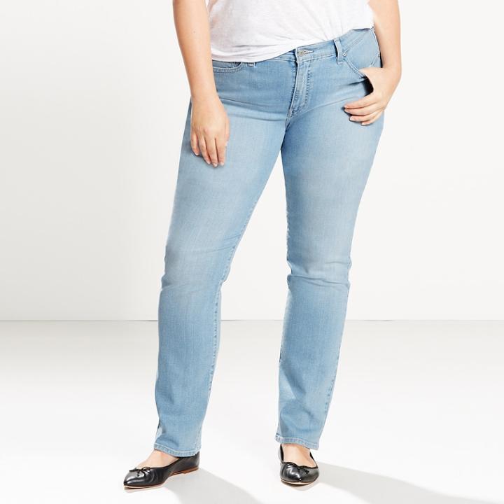 Plus Size Levi's&reg; 414 Relaxed Fit Straight-leg Jeans, Women's, Size: 22 - Regular, Light Blue