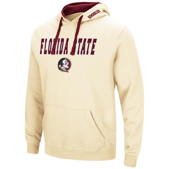 Men's Florida State Seminoles Pullover Fleece Hoodie, Size: Large, Dark Red