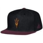 Adult Adidas Arizona State Sun Devils Player Snapback Cap, Men's, Black