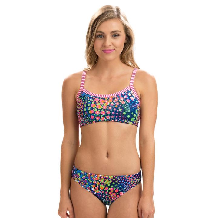 Women's Dolfin Uglies Printed Workout Bikini 2-pc. Set, Size: Xl, Multi Light Bright