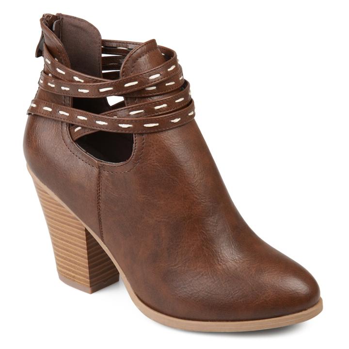 Journee Collection Rhapsy Women's Ankle Boots, Size: Medium (10), Med Brown