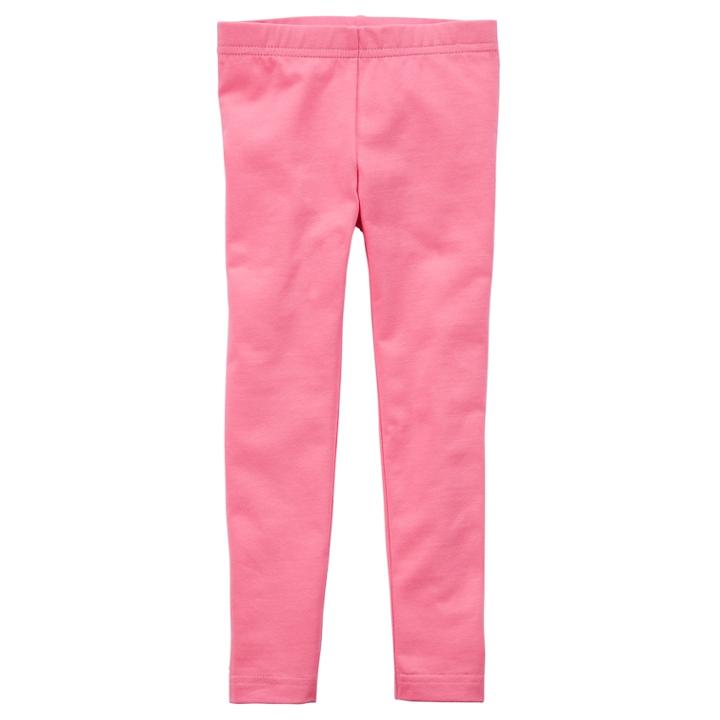 Girls 4-8 Carter's Solid Leggings, Size: 8, Pink