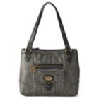Concept Blainfield Two-tone Satchel, Women's, Dark Grey