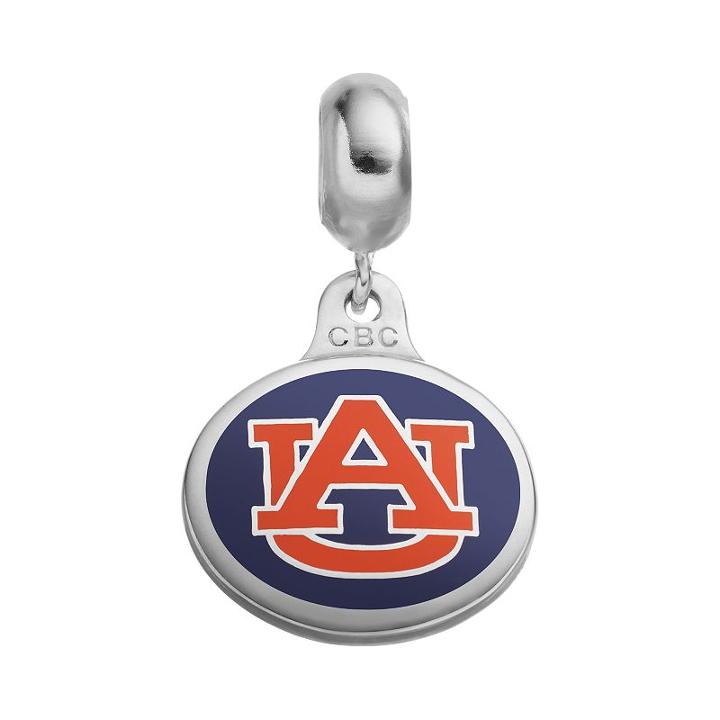Fiora Sterling Silver Auburn Tigers Logo Charm, Women's, Multicolor