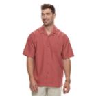 Big & Tall Havanera Chambray Button-down Shirt, Men's, Size: 4xb, Dark Red