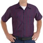 Red Kap, Men's Classic-fit Durastripe&reg; Striped Button-down Work Shirt, Size: Large, Multicolor
