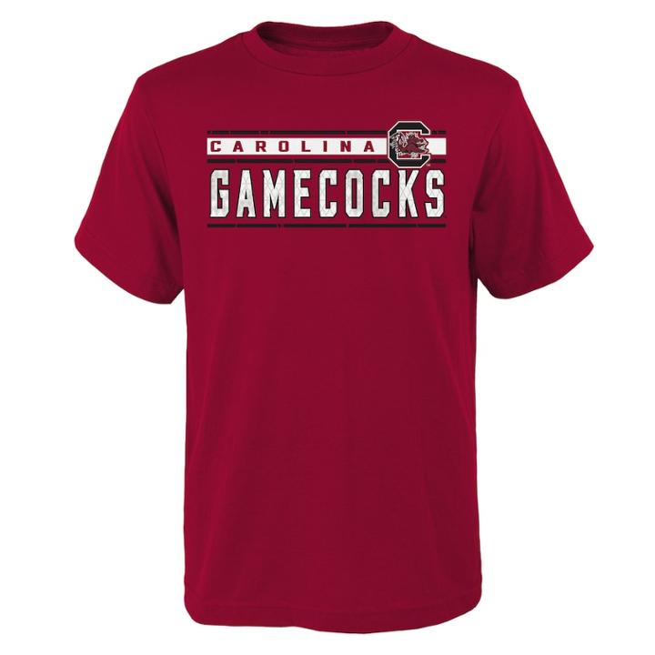 Boys' 4-18 South Carolina Gamecocks Regeneration Tee, Size: 8-10, Dark Red