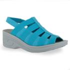 Easy Street Floaty Women's Wedges, Size: Medium (9), Turquoise/blue (turq/aqua)