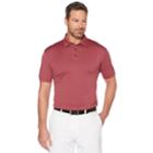 Men's Grand Slam Cool Pass Jacquard Golf Polo, Size: Large, Purple