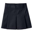 Girls 4-16 Chaps School Uniform Pleated Skort, Girl's, Size: 5, Blue (navy)