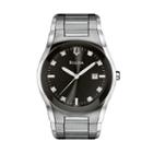Bulova Men's Diamond Allandele Stainless Steel Watch - 96d104, Grey