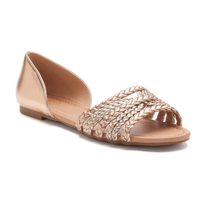 So&reg; Oarfish Women's Flats, Size: Medium (8), Silver