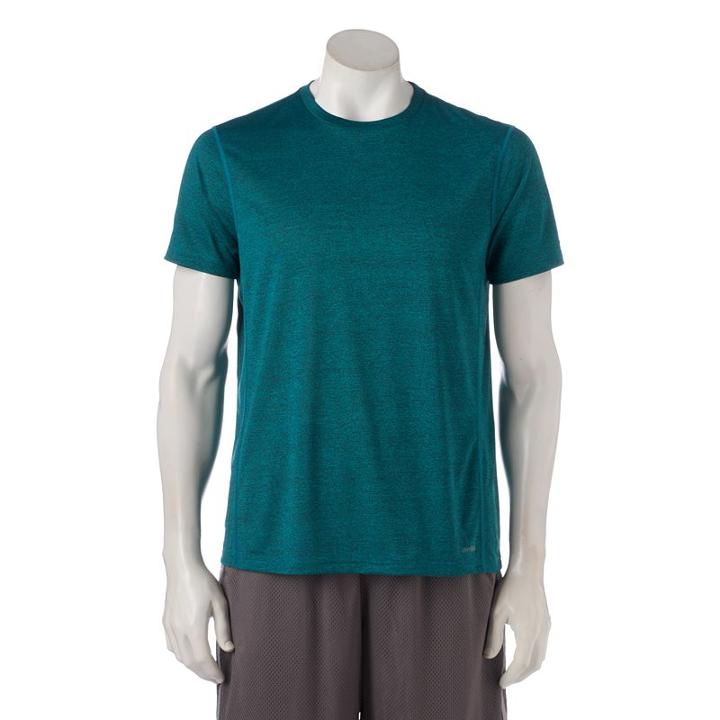 Men's Tek Gear&reg; Core Performance Drytek Tee, Size: Xxl, Turquoise/blue (turq/aqua)