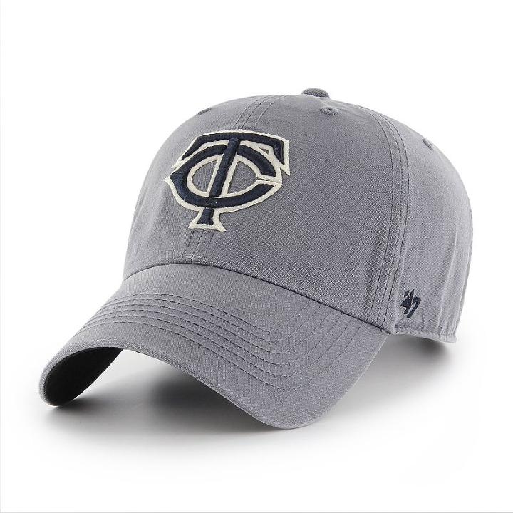 Adult '47 Brand Minnesota Twins Borderland Clean Up Adjustable Cap, Blue (navy)