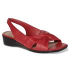 Lifestride Mimosa Women's Slingback Wedge Sandals, Size: Medium (11), Red