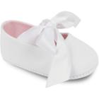 Wee Kids Ballet Slipper Crib Shoes - Baby, Infant Girl's, Size: 2, White