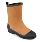 Journee Collection Kline Women's Water Resistant Rain Boots, Size: Medium (6), Med Brown