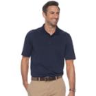 Men's Croft & Barrow&reg; Cool & Dry Classic-fit Space-dye Performance Polo, Size: Small, Blue