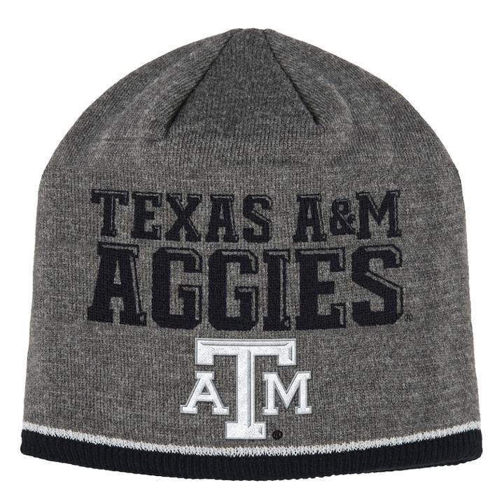 Adult Adidas Texas A & M Aggies Player Beanie, Men's, Gray